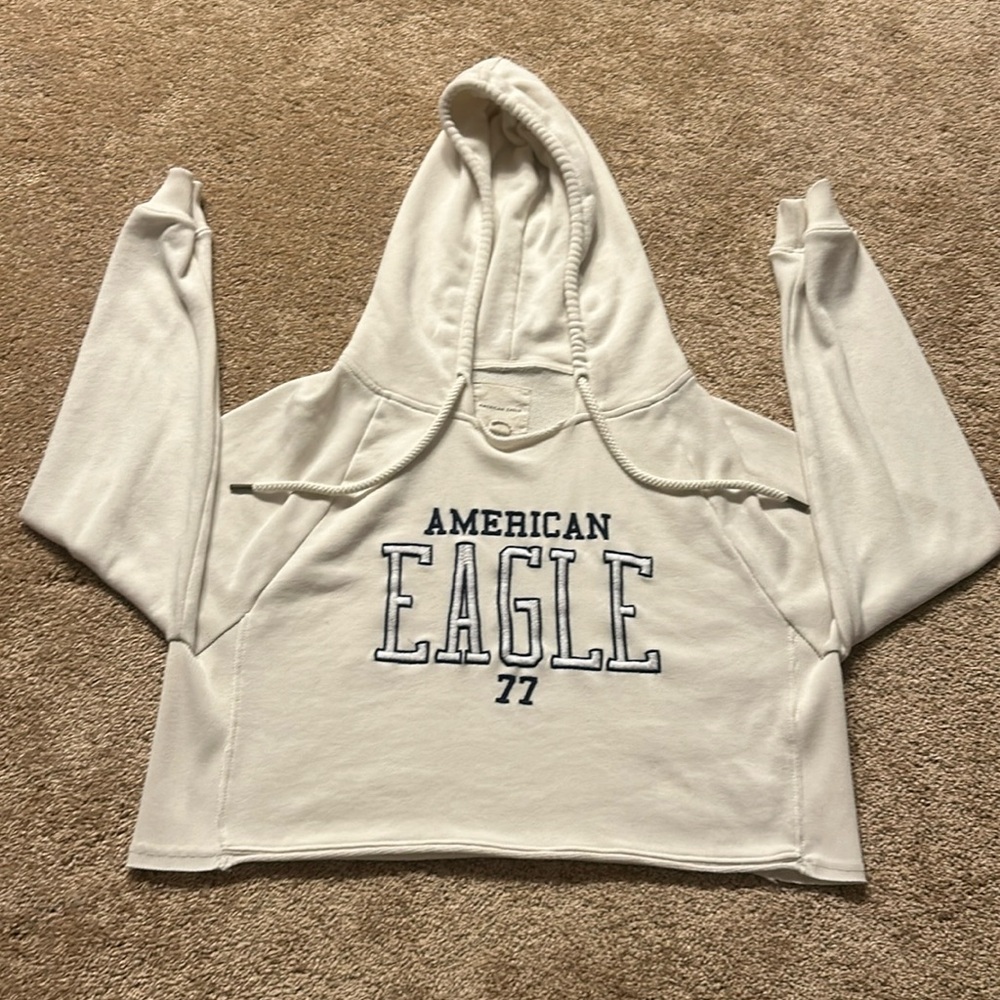 American Eagle Cropped Hoodie